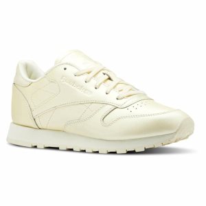 Adidasy Damskie Reebok Classic Leather Beżowe PL 58AZUCV